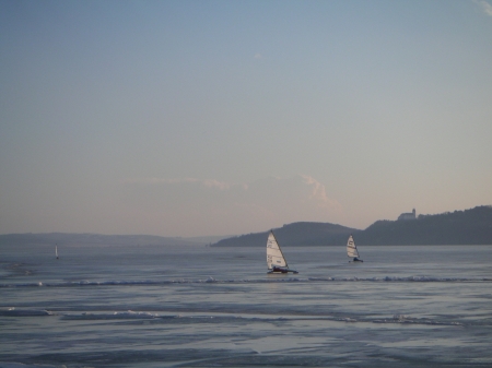 Char à voile...