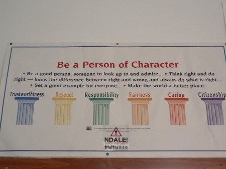 Be a Person of Character